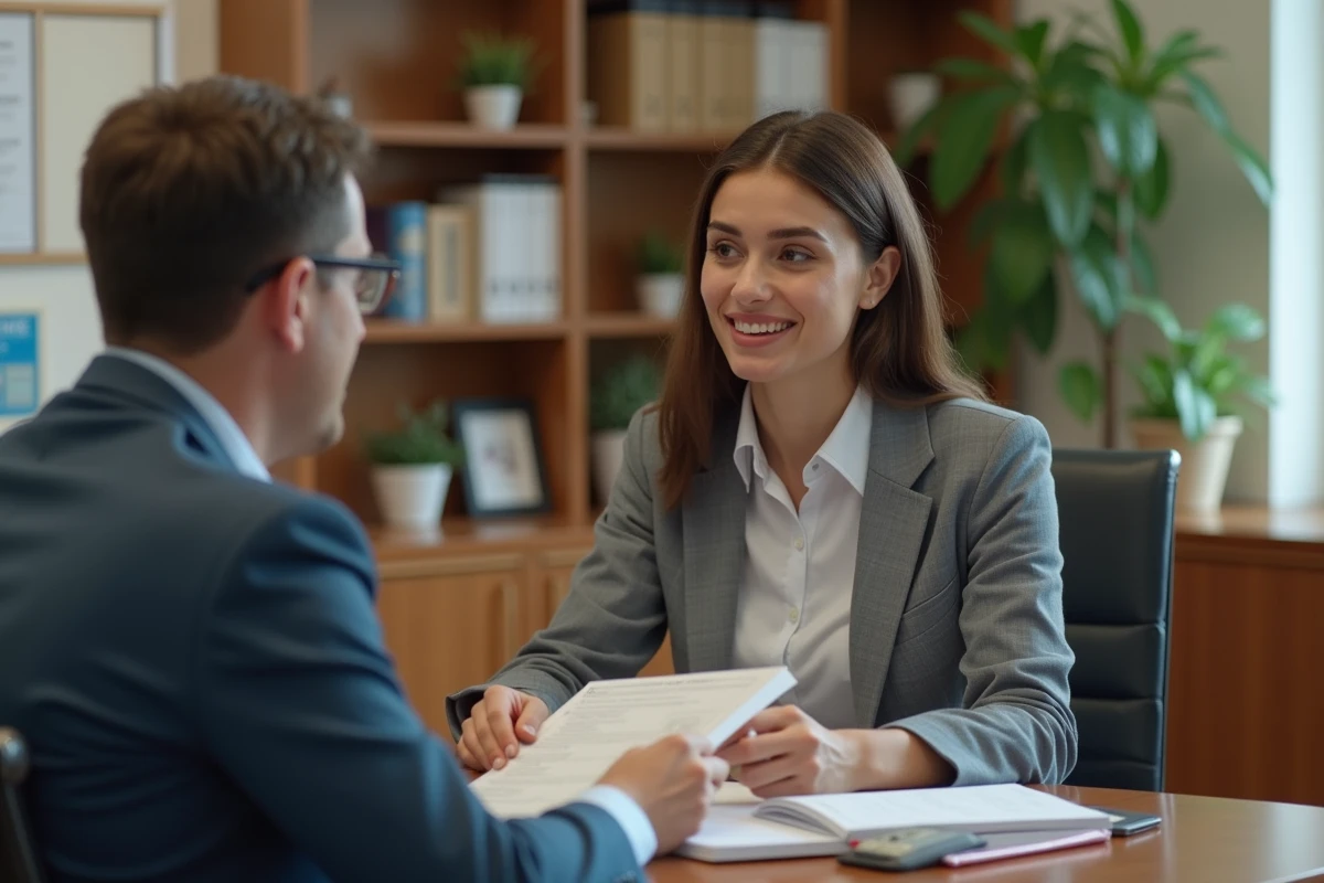 Femme de petite stature en consultation médicale avec un médecin discutant du diagnostic de nanisme