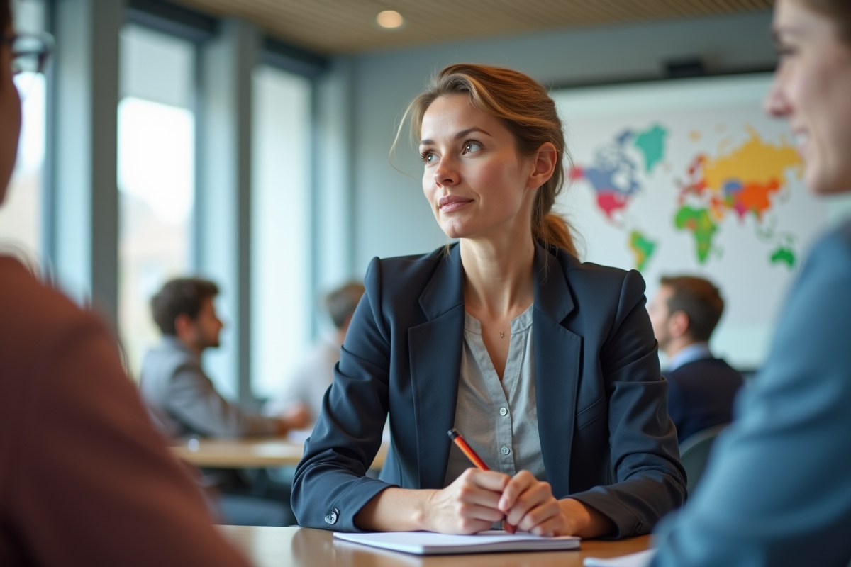 Professionnelle de santé prenant des notes lors d